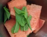 Foto del paso 1 de la receta Limonada de sandía y hierbabuena