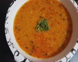 A picture of step 6 of Chana Daal fry.