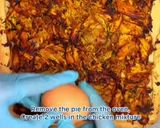 A picture of step 15 of Sweet and savoury chicken pie with cinnamon almonds.