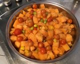 Une image de l'étape 7 de Melon au poivre de Sichuan,tomates cerises et tomates poires.
