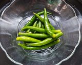 A picture of step 1 of Instant Chilli Pickle.