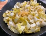 A picture of step 9 of Endive Gratin with Red Bell Peppers, Ham, Honey, and Curry.