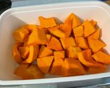 Une image de l'étape 3 de Courge butternut au sirop d’érable, gingembre et épices.