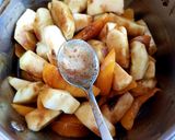A picture of step 1 of My Apple & Peach Crumble.