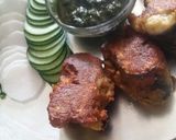 A picture of step 9 of Masala fish fry.