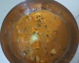 A picture of step 3 of Paneer butter masala.