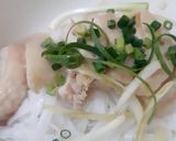 Hình bước làm 3 của món Phở gà từ mì lá tươi