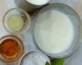A picture of step 1 of Panchamrit Janmashtami Prasad.