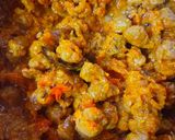A picture of step 5 of Soya Chunks Curry.