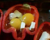 Foto del paso 3 de la receta: Morrones rellenos vegetarianos muy fáciles