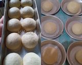 Foto langkah ke 3 dari resep 80* Adonan Roti (No Egg, Metode Sponge & Dough).