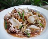 รูปขั้นตอนการทำที่ 4 ของ หมึกผัดกะปิ