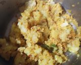 A picture of step 2 of Aloo balls pakoray.