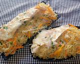 A picture of step 5 of Fried eggs with stir fry noodles.