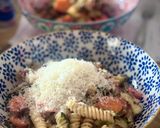 Une image de l'étape 4 de Pâtes, Pesto, Légumes.