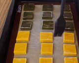 A picture of step 11 of Crunchy Square Butter Cookies with Vegetable Powder.