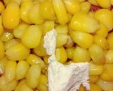 A picture of step 1 of Peri peri sweet corn.