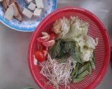 Hình bước làm 2 của món Canh chua chay và chả chén sốt cà