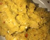 A picture of step 2 of Yam Balls.