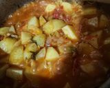 A picture of step 5 of Aloo gobhi.