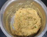 A picture of step 4 of Besan veggi Cheela.