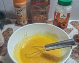 Foto del paso 3 de la receta: Budín integral de avena, arándanos y yogur sabor a duraznos con limón🍋🫐