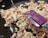 Foto del paso 3 de la receta Espagueti al freddo con pollo, bacon y pan de ajo a mi manera😋