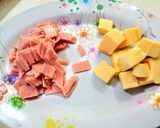 Foto del paso 3 de la receta: Omelette de Jamón y Muzzarela.