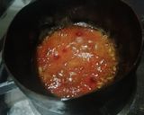 A picture of step 4 of Dal Palak.