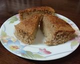 Gambar langkah 5 resipi Kuih bingka biskut oat rangup.