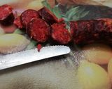 Savanyú káposztás, kolbászos tarja recept fázis 5 fotója
