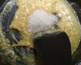 A picture of step 2 of Besan Halwa Samose.