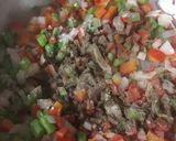 A picture of step 3 of Vegetable curd sandwich grilled.