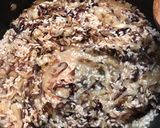 A picture of step 4 of Risotto with radicchio and crispy coppa.