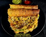 A picture of step 5 of Soya Besan Mix Vegetable Chilla.