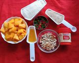 A picture of step 1 of Mango Semolina Cake (Eggless).