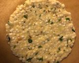 A picture of step 2 of Sabudana Thalipeeth.