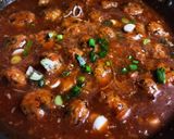 A picture of step 6 of Veg Manchurian and Fried Rice.