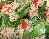 A picture of step 4 of Spinach Quinoa Salad.