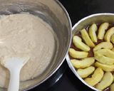 A picture of step 9 of Eggless upside down apple cake.