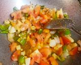 वेज उपमा (veg uttapam recipe in Hindi) रेसिपी चरण 2 फोटो