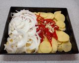 Foto del paso 2 de la receta: Medallones de Merluza al horno 🤩| Fácil y rápido | Paso a paso