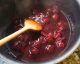 Cukormentes meggyöntet 🍒 vaníliás zabpudinggal recept fázis 3 fotója