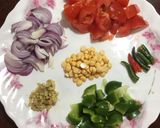 A picture of step 2 of Spicy Tawa Idli.