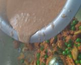 A picture of step 3 of Raw turmeric sabzi.