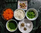 A picture of step 4 of Tricolor nutritious Uttapam.