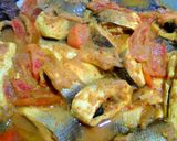 Foto langkah ke 4 dari resep Ikan bandeng bumbu kuning pedas.