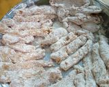 A picture of step 5 of Super Crispy Chicken Strips Bouquet.
