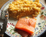 Foto del paso 4 de la receta: Puré de otoño con salmón ahumado en frío (max. 50grados)