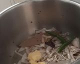 A picture of step 3 of Shrimp biryani.